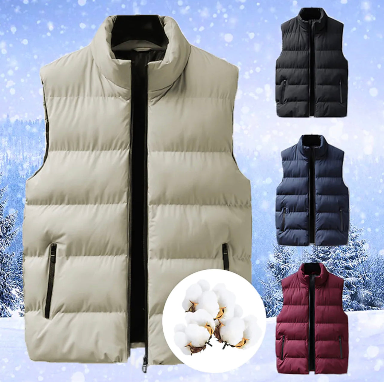 Men's puffer vest