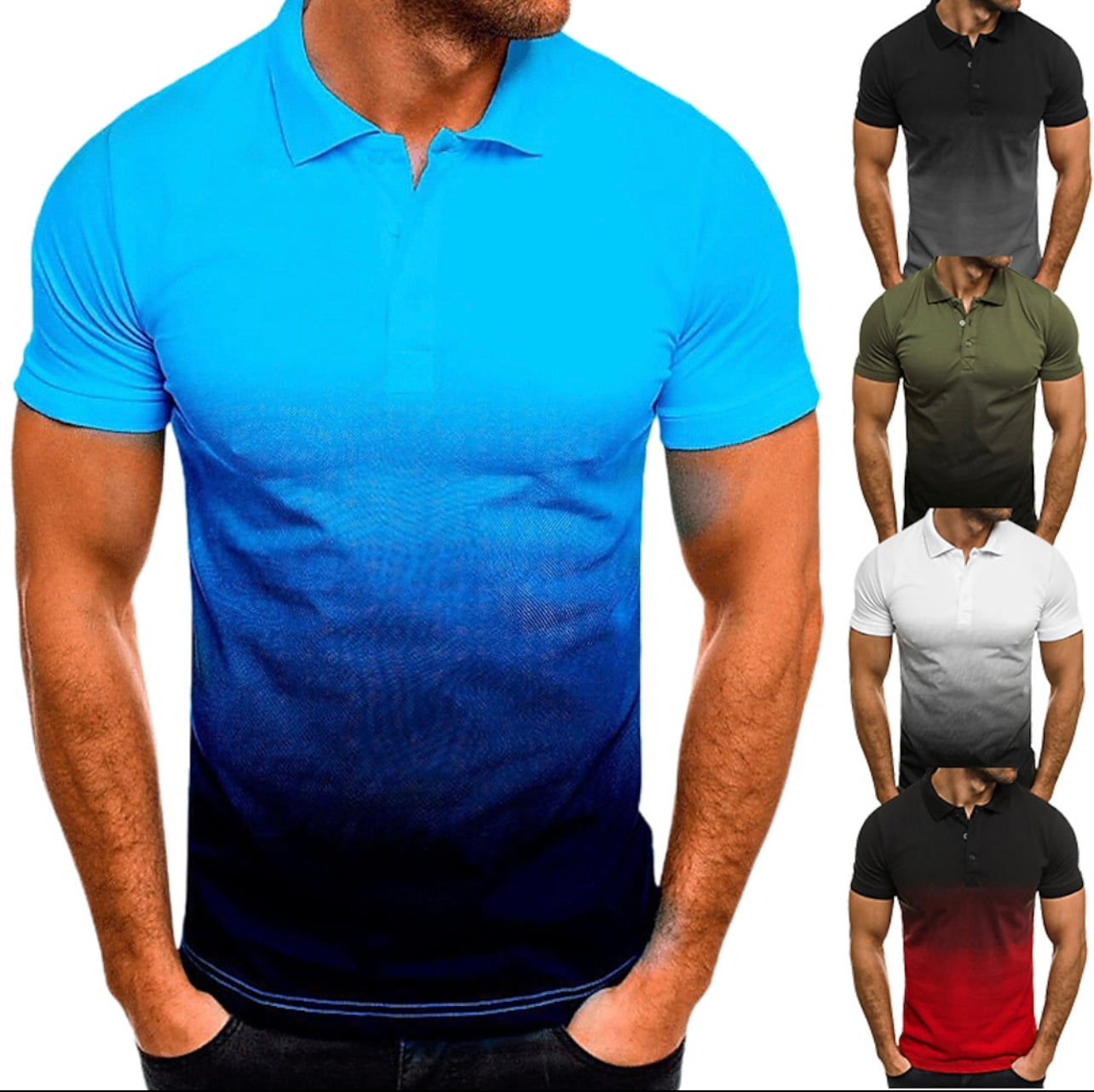 Men's polo golf shirt